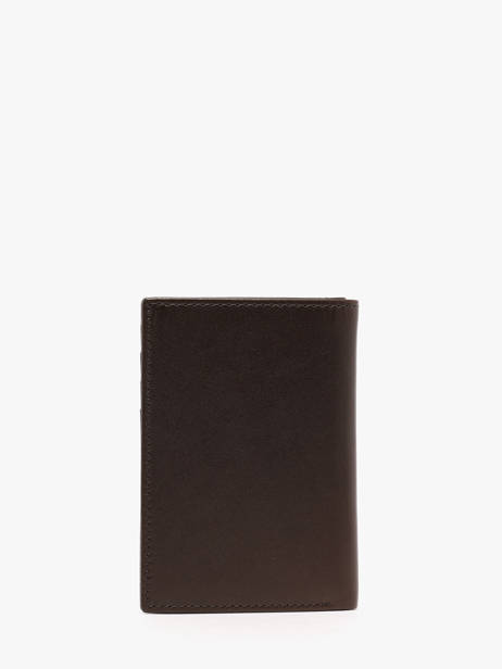 Porte-cartes Cuir Le tanneur Marron lucien huile THHU3510 vue secondaire 2