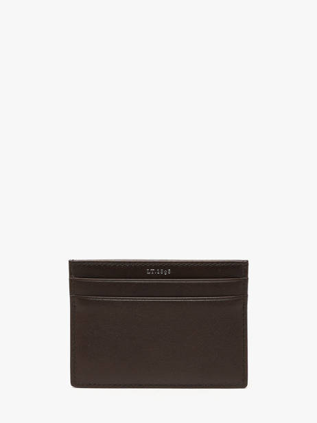Porte-cartes Cuir Le tanneur Marron lucien huile THHU3500 vue secondaire 2