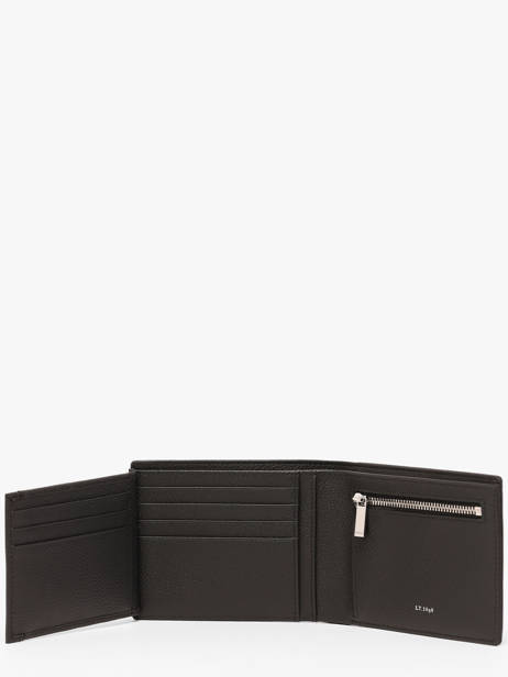 Portefeuille Cuir Le tanneur Noir lucien graine THGR3314 vue secondaire 2