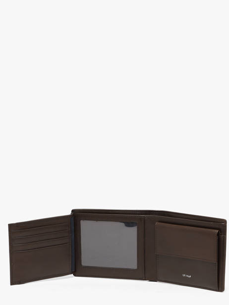 Portefeuille Cuir Le tanneur Marron lucien huile THHU3350 vue secondaire 2