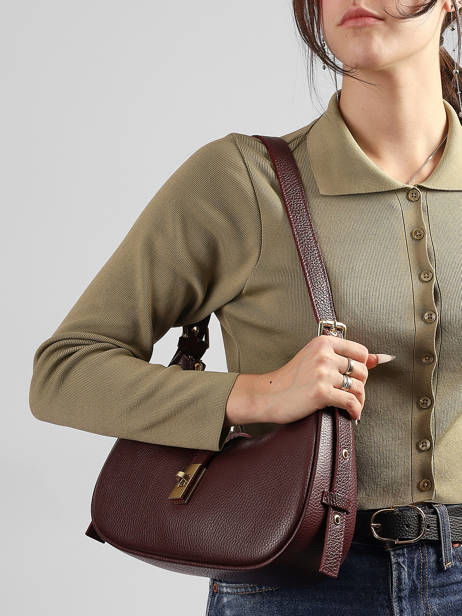 Hobo Caviar Cuir Milano Marron caviar CA26069 vue secondaire 1