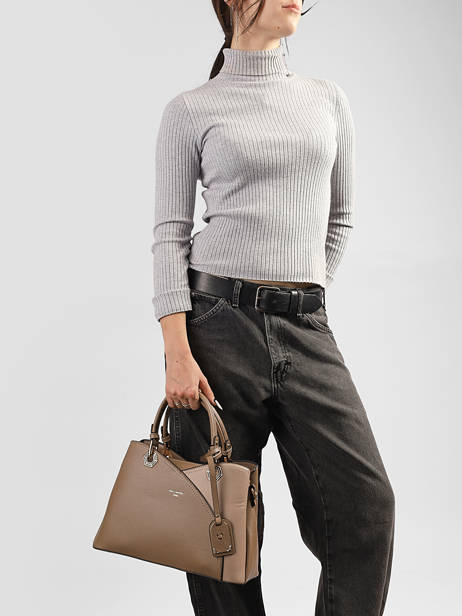 Handtas Saffiano Gallantry Beige saffiano M9431 ander zicht 1