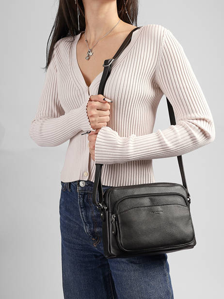Cross Body Tas Confort Leder Hexagona Zwart confort 466600 ander zicht 1