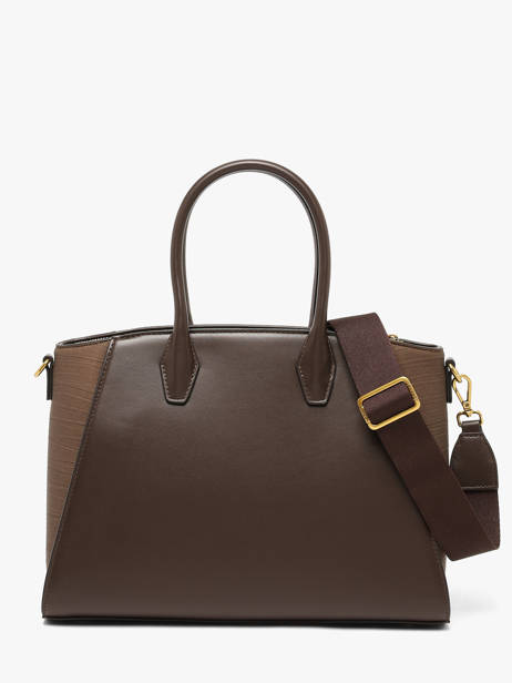 Schoudertas Croco Chic David jones Bruin croco chic 1 ander zicht 3