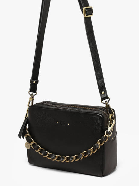 Cross Body Tas Vintage Mila louise Zwart vintage 23673LC1 ander zicht 1