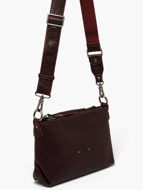 Sac Bandoulière Vintage Mila louise Rouge vintage 3864E1 vue secondaire 1