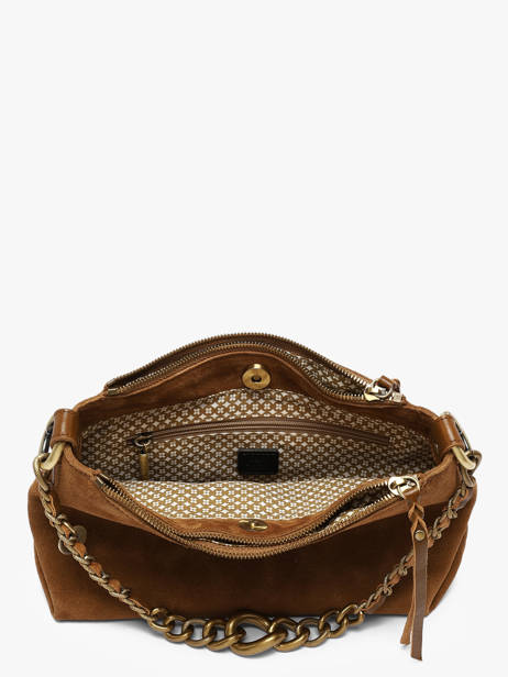 Cross Body Tas Vintage Mila louise Bruin vintage 3864VC1 ander zicht 2