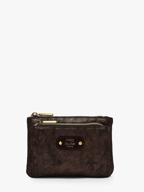 Portemonnee Mila louise Bruin gr 23690GR