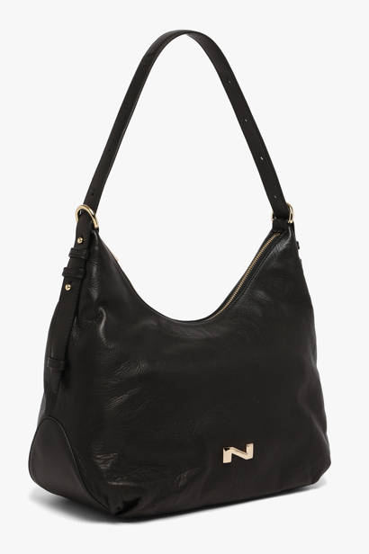 Sac Porté épaule Carrie En Cuir Nathan baume Noir vogue 1 vue secondaire 1