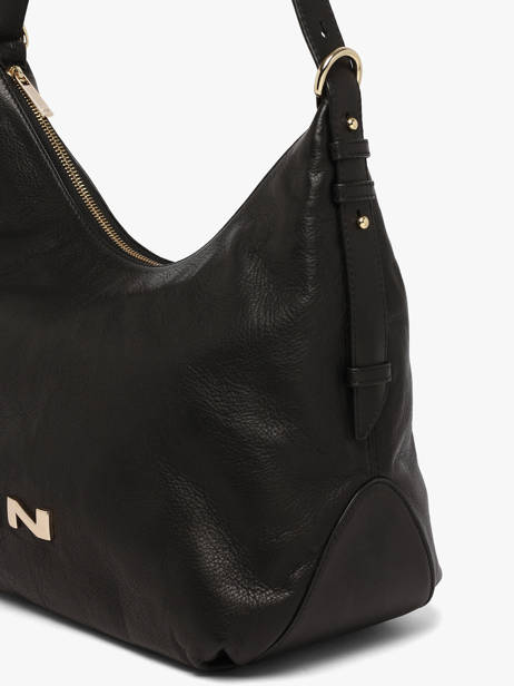 Sac Porté épaule Carrie En Cuir Nathan baume Noir vogue 1 vue secondaire 2