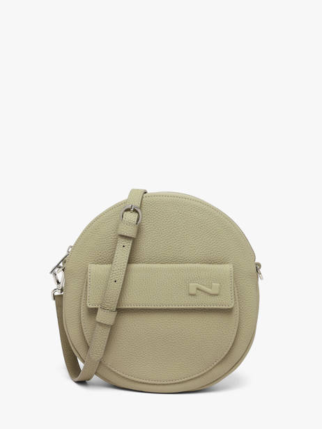 Cross Body Tas Dorine Leder Nathan baume Groen nathan 96KW3061