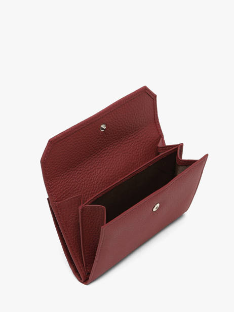 Trifold Wallet Original N Leder Nathan baume Rood original n 410N ander zicht 3