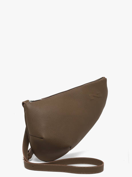 Cross Body Tas Large City Perle Leder Nathan baume Bruin n city 1 ander zicht 2