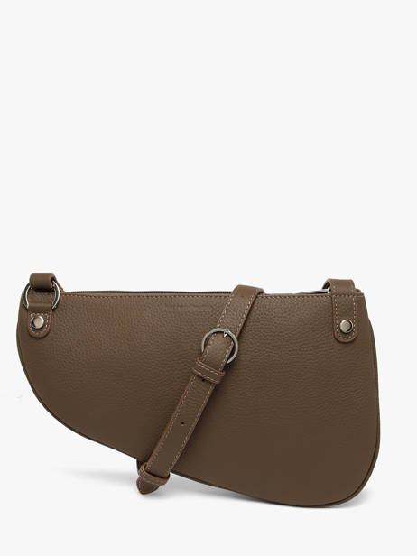 Cross Body Tas Large City Perle Leder Nathan baume Bruin n city 1 ander zicht 5