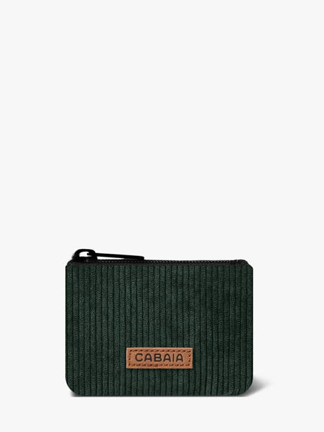 Personaliseerbaar Mini Ritsvak Cabaia Groen pocket 82824