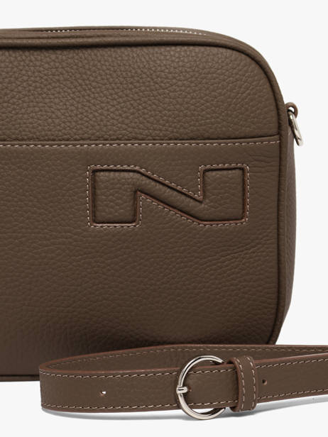 Cross Body Tas N City Leuven Leder Nathan baume Bruin n city 7 ander zicht 3