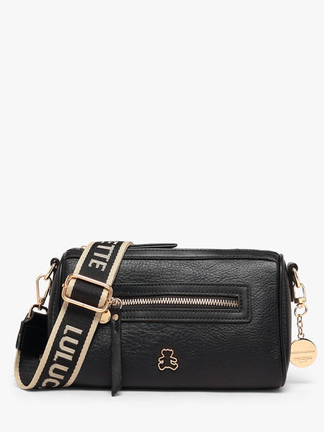 Cross Body Tas Zip Lulu castagnette Zwart zip BARNABE