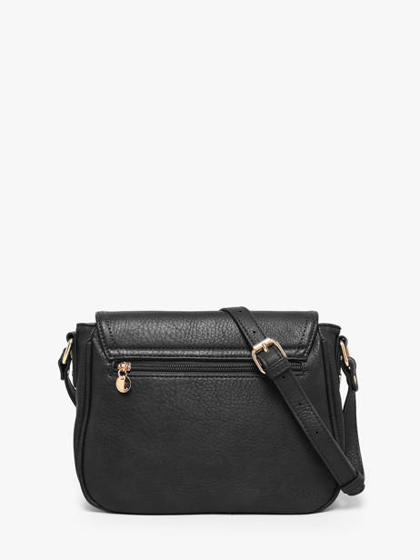 Cross Body Tas Zip Lulu castagnette Zwart zip 3 ander zicht 3