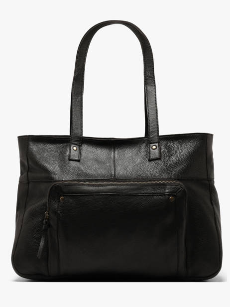 Sac Porté épaule Ribs Cuir Pieces Noir ribs 17152864