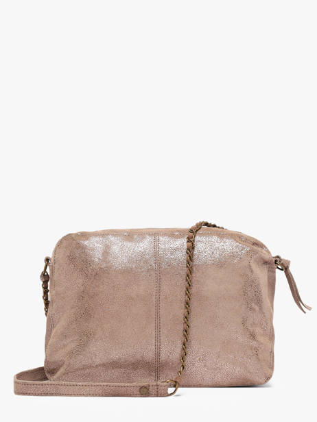 Cross Body Tas Naina Leder Pieces Beige naina 17087872 ander zicht 3