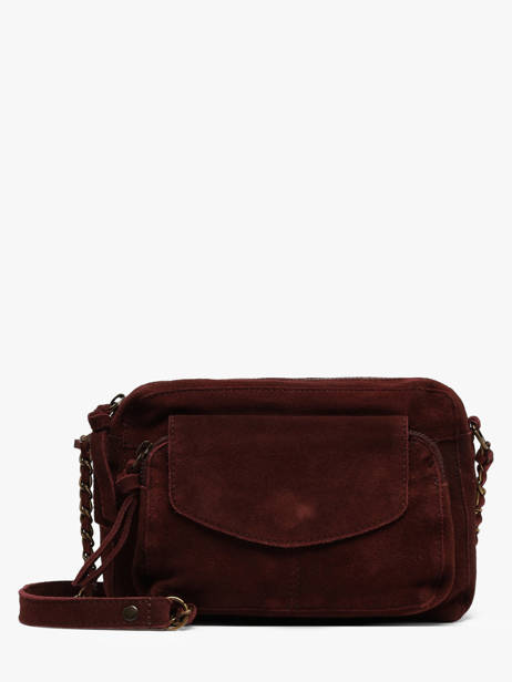 Sac Bandoulière Naina Cuir Pieces Rouge naina 17100639