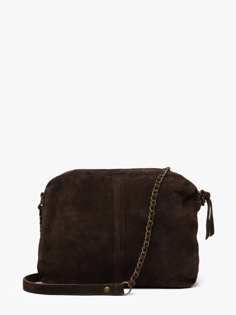 Cross Body Tas Naina Leder Pieces Bruin naina 17111600 ander zicht 3