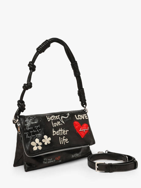 Sac Bandoulière Wow Desigual Noir wow 26WAXP39 vue secondaire 1