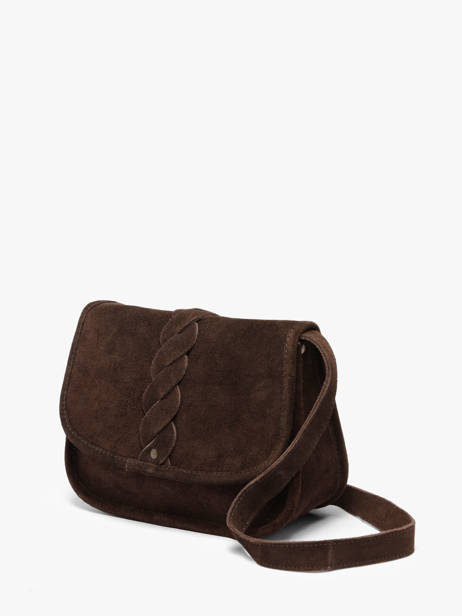 Cross Body Tas Aspen Leder Pieces Bruin aspen 17166672 ander zicht 1