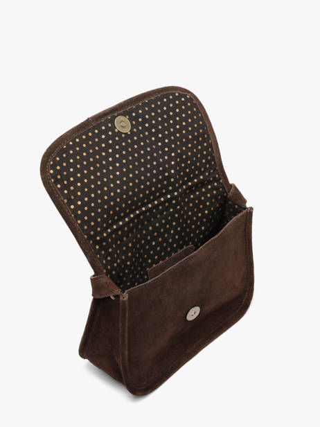 Cross Body Tas Aspen Leder Pieces Bruin aspen 17166672 ander zicht 2