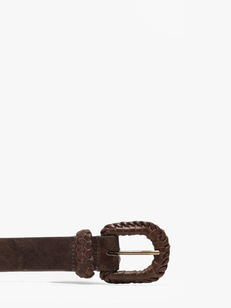 Ceinture Anema Daim Pieces Marron anema 17166649 vue secondaire 1