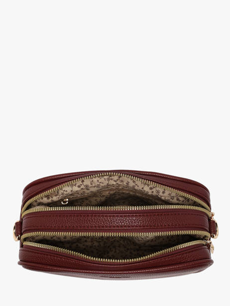 Cross Body Tas Grained Flora & co Rood grained F6967OR ander zicht 1