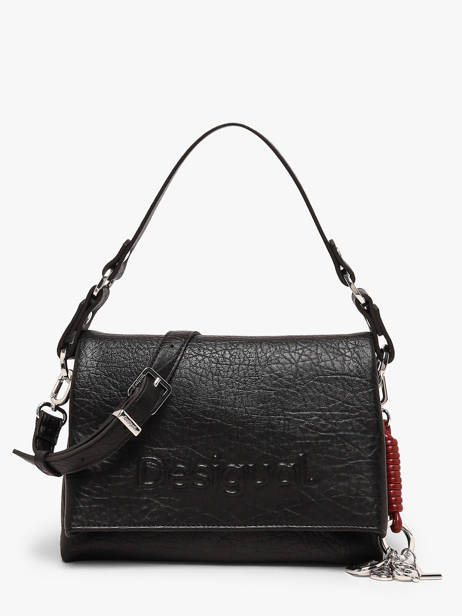 Cross Body Tas Half Logo Desigual Zwart half logo 26WAXP08