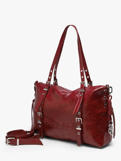 Schoudertas Half Logo Desigual Rood half logo 26WAXP55 ander zicht 1