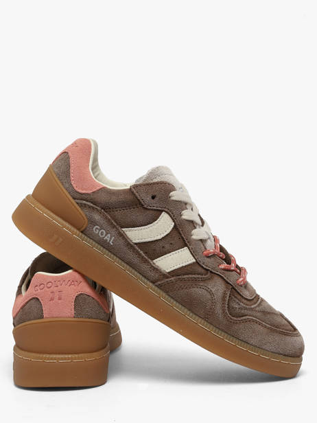 Sneakers Uit Leder Coolway Bruin women 7623401 ander zicht 2