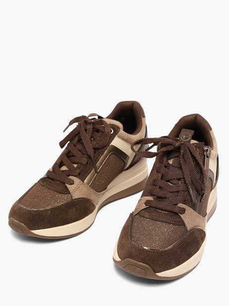 Sneakers En Cuir Tamaris Marron women 41 vue secondaire 1