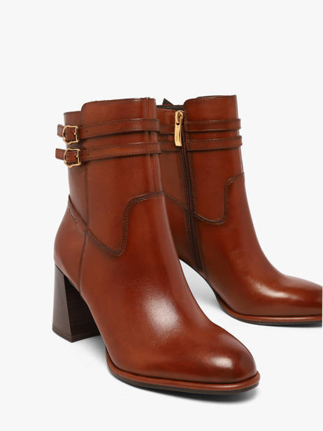 Bottines à Talon En Cuir Tamaris Marron women 47 vue secondaire 1