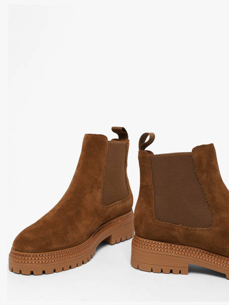 Chelsea Boots Uit Leder Mam'zelle Bruin women CSGOZ42 ander zicht 2