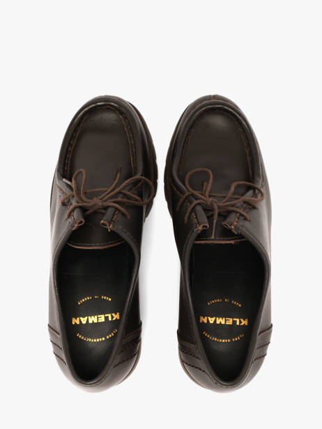 Derby Veterschoenen Uit Leder Kleman Bruin women ZA72107 ander zicht 3