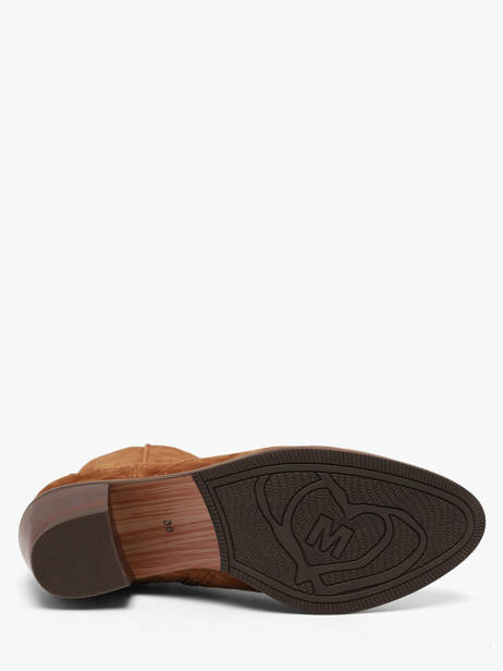 Enkellaarsjes Met Hak Uit Leder Mam'zelle Bruin women CSGGF41 ander zicht 4