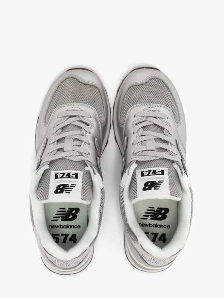 Sneakers Uit Leder New balance Grijs women W574428 ander zicht 3