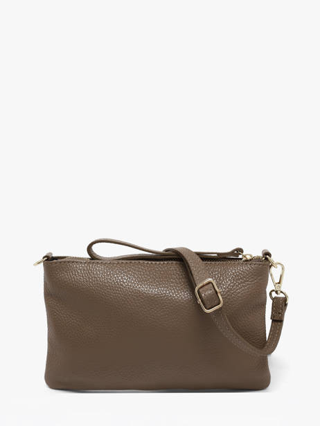 Cross Body Tas Caviar Milano Bruin caviar CA26063 ander zicht 3