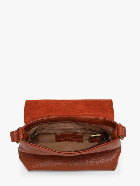 Cross Body Tas Soft Mandoline Bruin soft MD1309 ander zicht 2