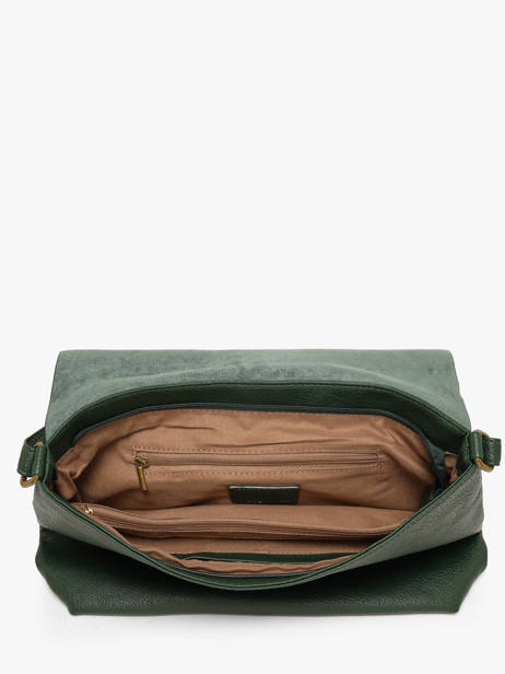 Cross Body Tas Soft Mandoline Groen soft MD5231 ander zicht 2
