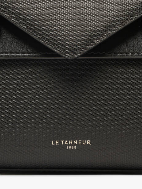 Cross Body Tas S Emilie Leder Le tanneur Zwart emily TEMI1003 ander zicht 3