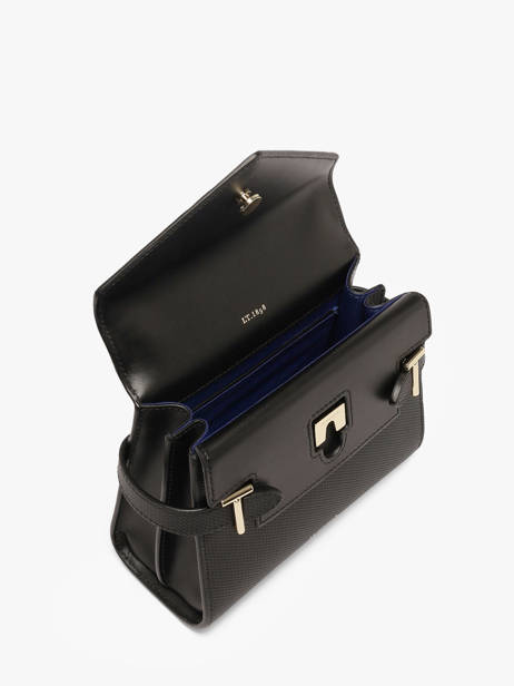 Cross Body Tas S Emilie Leder Le tanneur Zwart emily TEMI1003 ander zicht 4