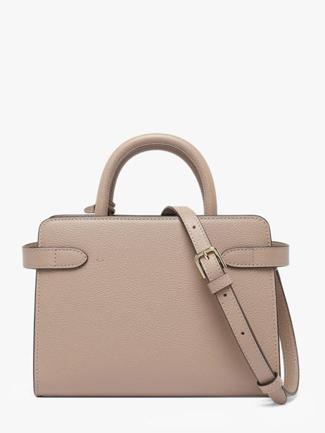 Handtas S Emilie Leder Le tanneur Beige emily TEMI1606 ander zicht 5