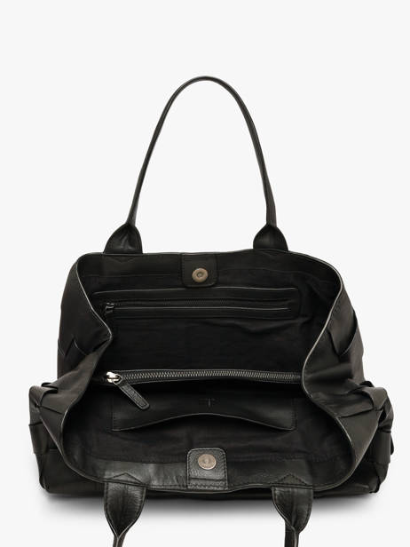 Sac Porté épaule Heritage Cuir Biba Noir heritage WAN7L vue secondaire 2