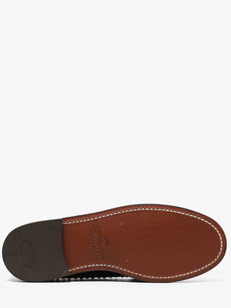 Slippers Uit Leder Sebago Zwart women 78118KW ander zicht 4