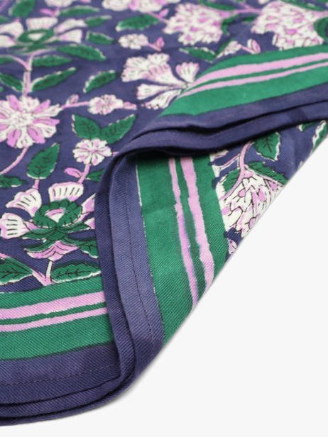 Foulard Byzantine Blauw foulard CAR ander zicht 2