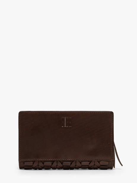 Portefeuille Cuir Biba Marron heritage ELK3L vue secondaire 3